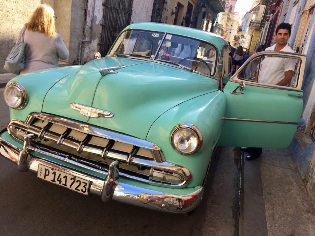 Vintage taxi in Havana